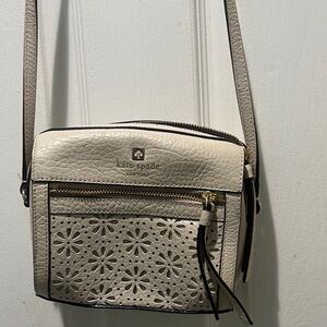 Kate Spade White Floral Crossbody Bag